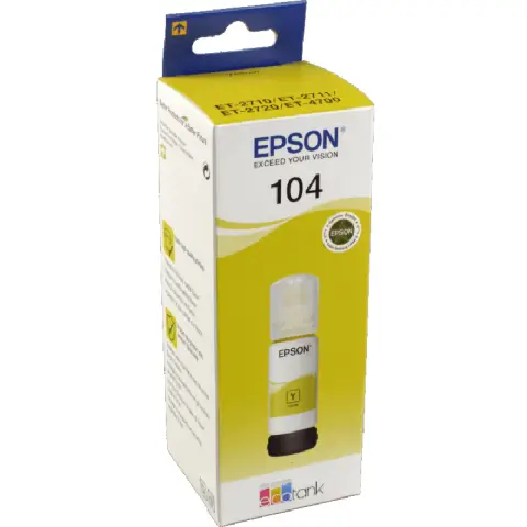 Tusz Epson 104 / T00P4 Yellow do drukarek (Oryginalny) [65ml]